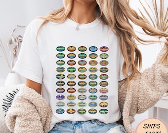 Survivor 50 Seasons Of Survivor Officially Licensed T-Shirt