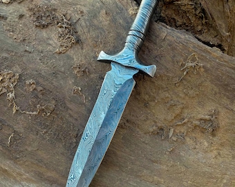 Custom Dagger/Handmade Dagger/Damascus body DAGGER/Camping knife/Viking knife/Wadding Gift/Every Carry/Happy Occasion/Best Gift USA/Man GIFT