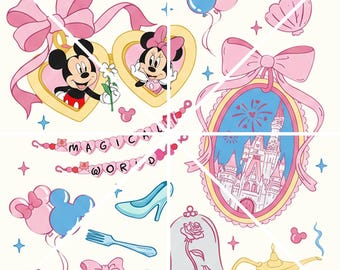Pink Bow Coquette Mickey Minnie Valentine's Day Png Sublimation Design Download, Trendy Valentines Day Shirt Png, We're Perfect Match Png