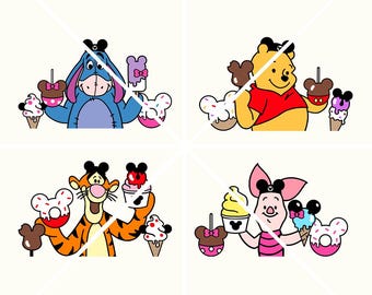Disney Winnie the Pooh Snackgoal Png Clipart | Printable Winnie the Pooh Friends Best Day Ever | Instant Download