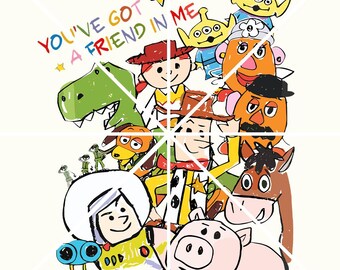 Toy Story Png, Toy Family Squad Png, Family Vacation , Vacay Mode Png, You've Got A Friend In Me Png, Family Trip 2026 Png