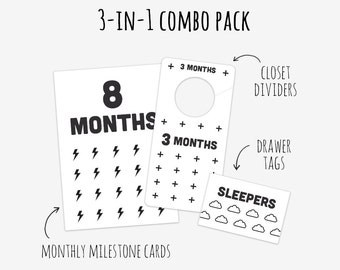 adventure printable baby monthly
