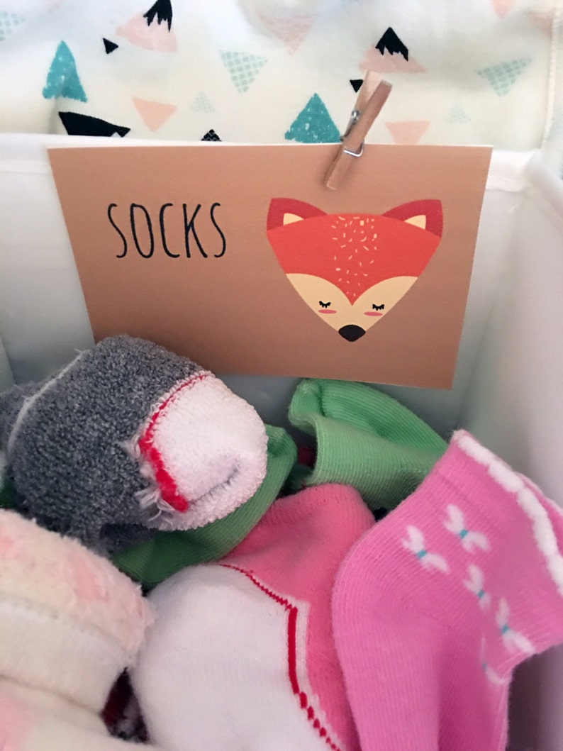 animal printable baby nursery drawer labels basket labels etsy