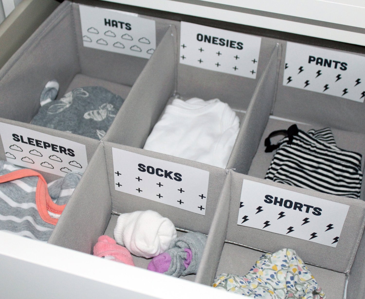 How to organize and store outgrown baby clothes [+ free printable labels] —  The Organized Mom Life