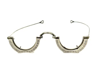 Georgian Optometrist Trial Spectacles – Early Adjustable Lenses (Antique Optical Instrument)