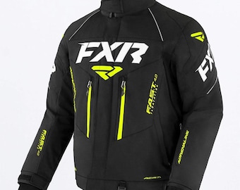 Chaqueta de nieve 2 en 1 FXR Adrenaline FX Snowmobile de FXR Negro/Fluorescente