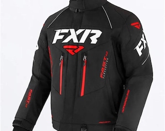 Chaqueta de nieve 2 en 1 FXR Adrenaline FX Snowmobile de FXR Color Negro/Rojo