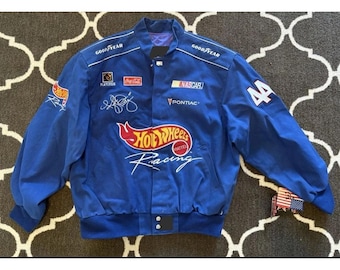 Chaqueta bordada de Kyle Petty de Jeff Hamilton (camiseta gratis)