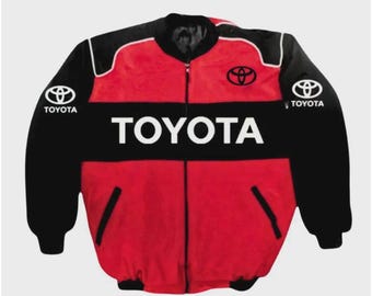 Chaqueta deportiva bordada Toyota Vintage para adultos