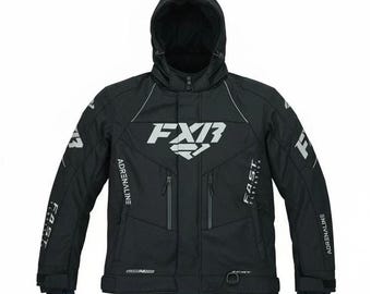 Chaqueta de nieve 2 en 1 FXR Adrenaline FX Snowmobile de FXR Color Negro con capucha