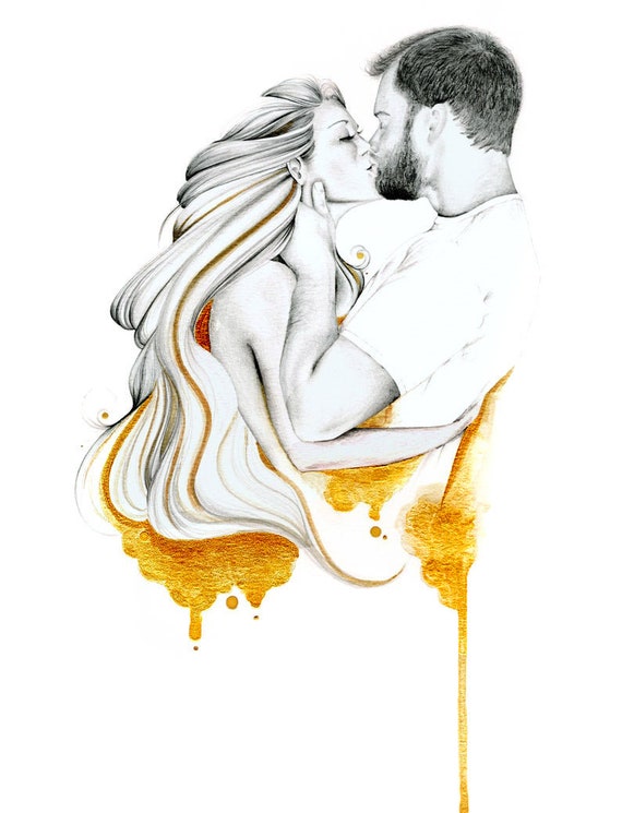 Includes set of 20 Custom thank you card Couple drawing Gift for Bride Groom Gift for Newlyweds Couple sketch Wedding Thank You