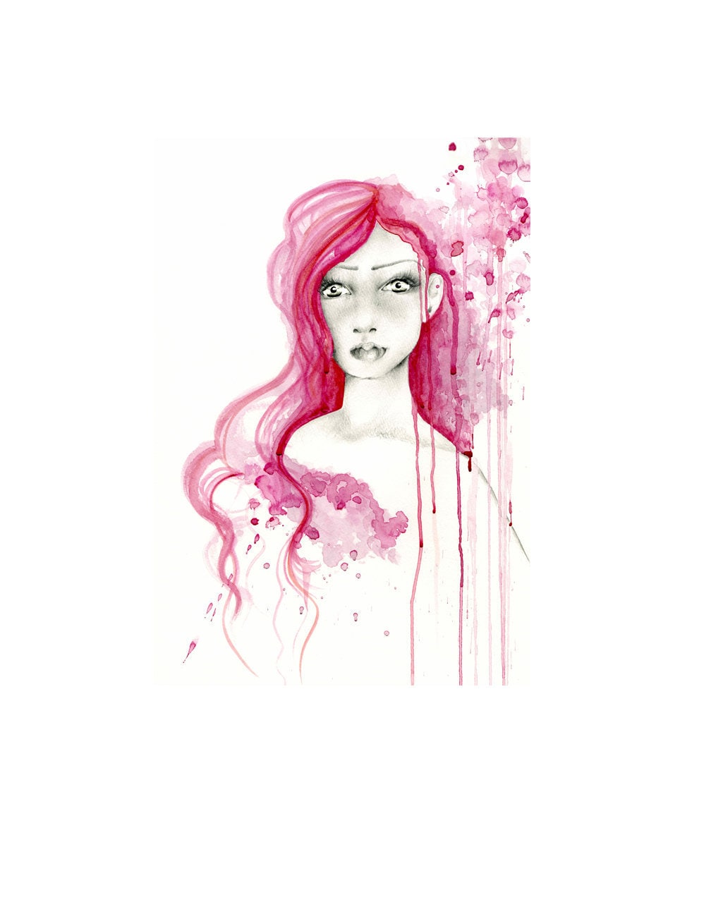 Original Watercolor Painting Hand Painted Original Painting Etsy