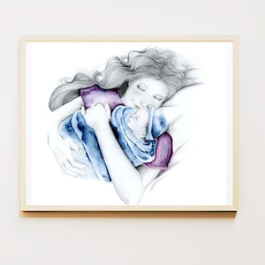 Custom Stillborn Baby Portrait: Memorial Gift for Pregnancy Loss