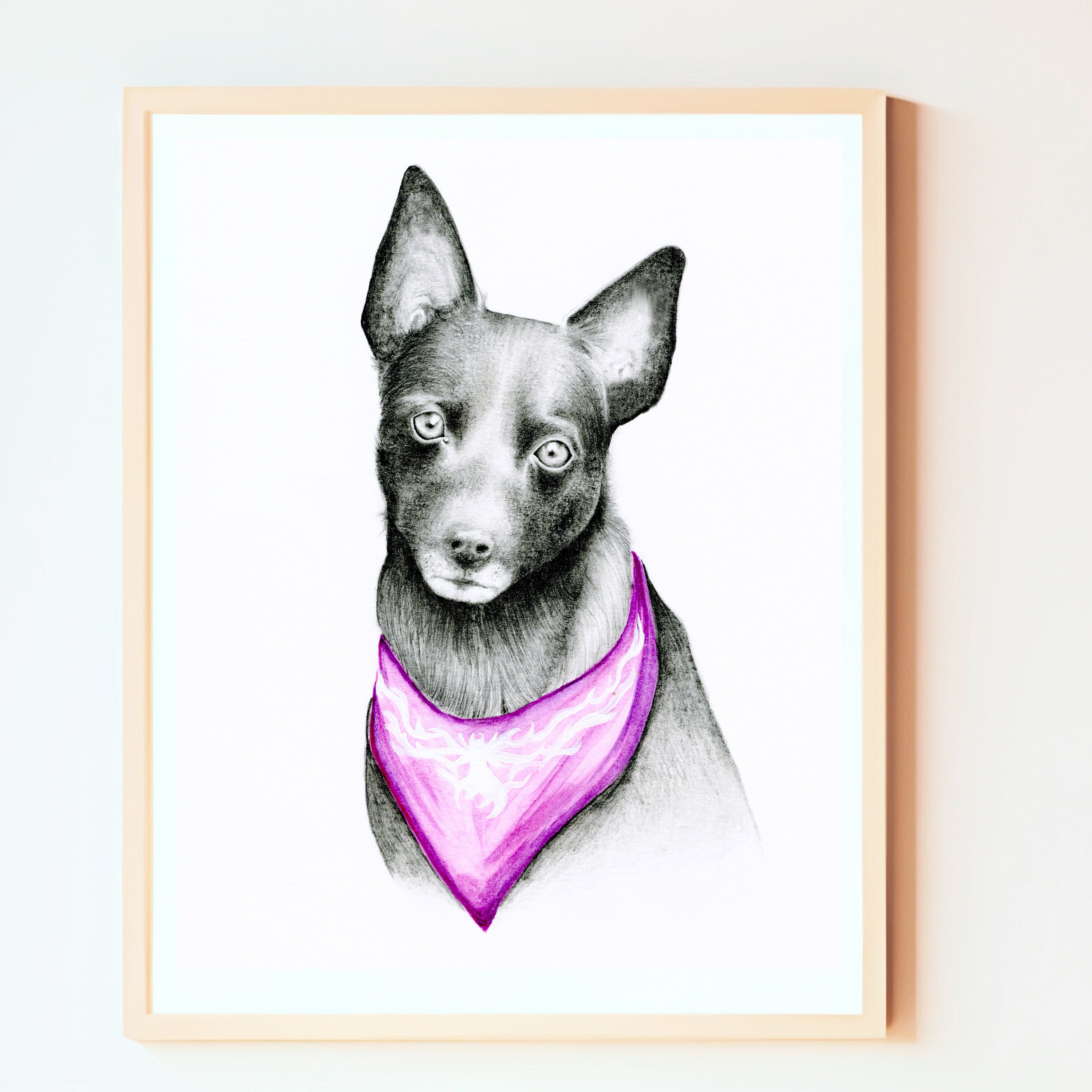 Personalized Pet Portrait, Custom Hand Drawn Pencil Art - Etsy