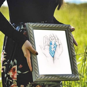 Stillborn miscarriage memorial baby loss gift Grieving mother mom dad Infant stillbirth pregnancy loss keepsake remembrance Custom portrait