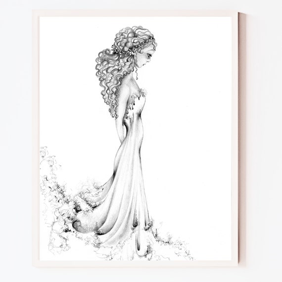 Beautiful pencil sketches of girl discount