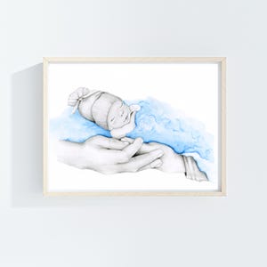 Stillborn miscarriage memorial baby loss gift Grieving mother mom dad Infant stillbirth pregnancy loss keepsake remembrance Custom portrait