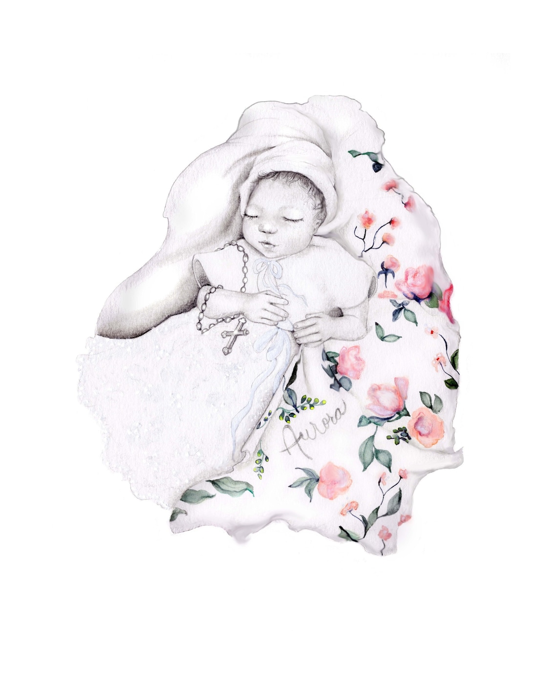 personalized-stillborn-baby-gift-custom-hand-drawn-portrait-infant
