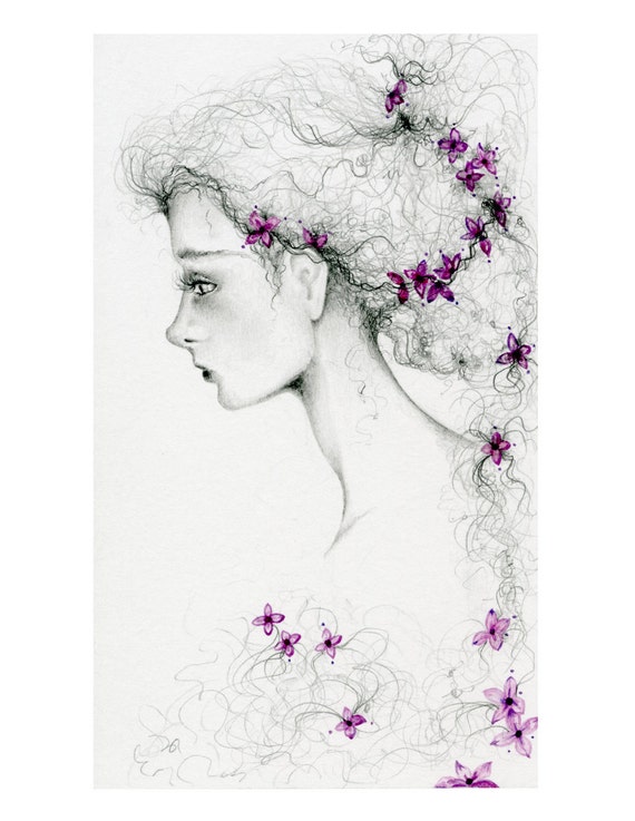 She's Sarah Fine Art Giclee Print of my Etsy