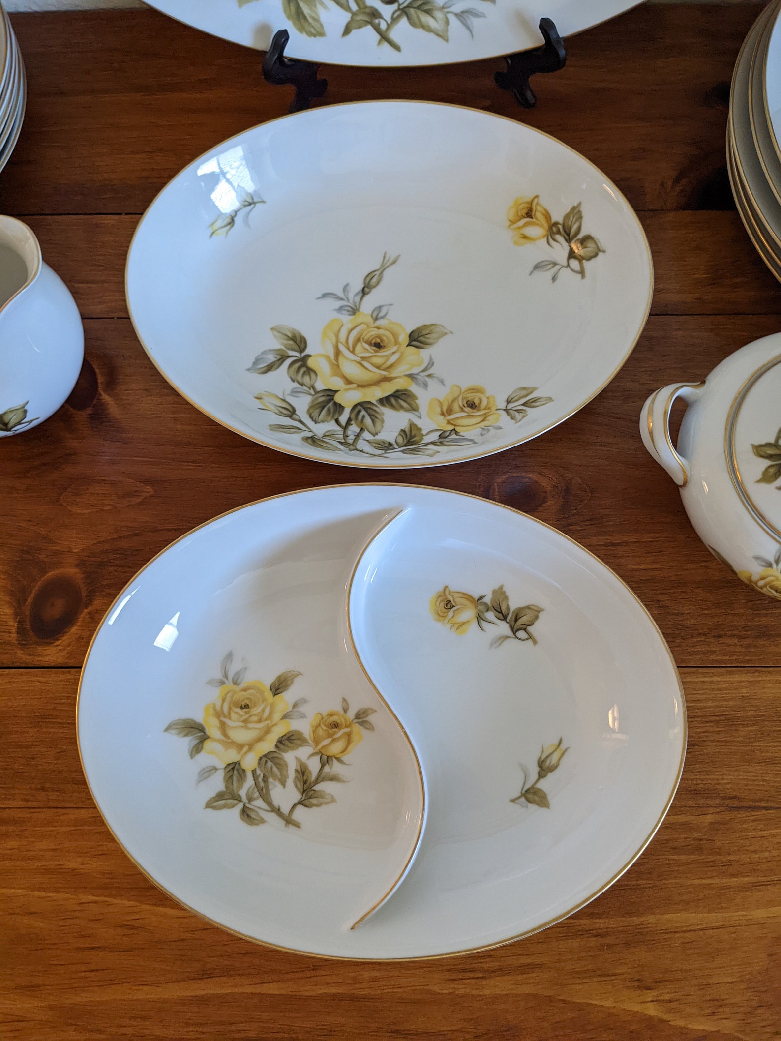 Vintage Harmony House Yellow Rose China Set Serves 6 Etsy
