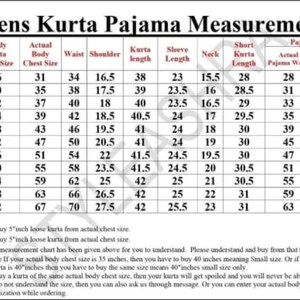 Men's Black Cotton Pathani Suit, Traditional Kurta Pajama Set image 7
