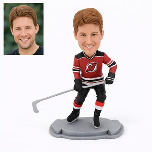 Custom Hockey Bobblehead: Personalisierte Figur, Einzigartiges Sportgeschenk