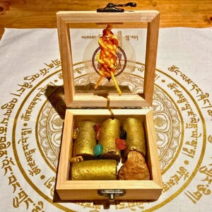 Storefront Prosperity Manifestation Box | Retail Business Luck Amulet | Tenzin Dorje Cash Register Wealth Charm | Foot traffic Ritual Kit