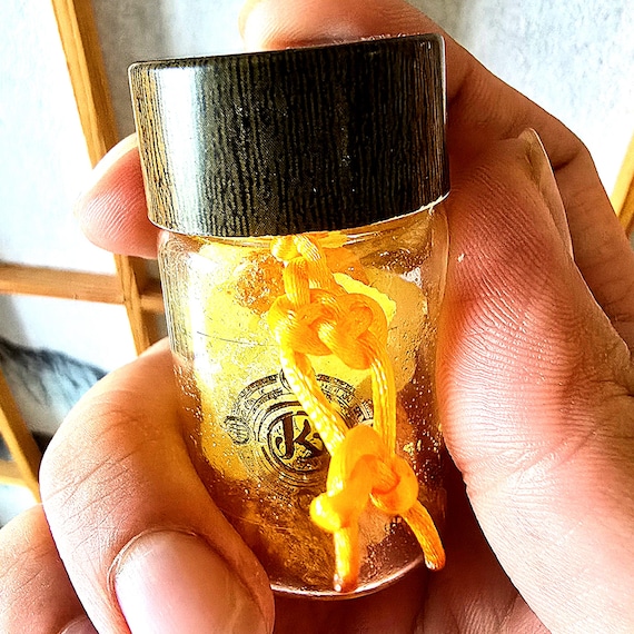 Wealth Manifestation Money Magnet | Oil Charm Amulet for Business Luck & Cash Flow | Tenzin Dorje Handmade Spiritual Gift