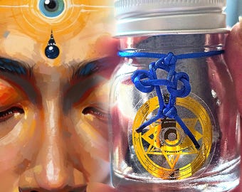 Third Eye Awakening Ritual Jar - Master Magni’s Insight Energy for Business and Discernment - Detect Deceit & Gain Clarity - Limited Edition