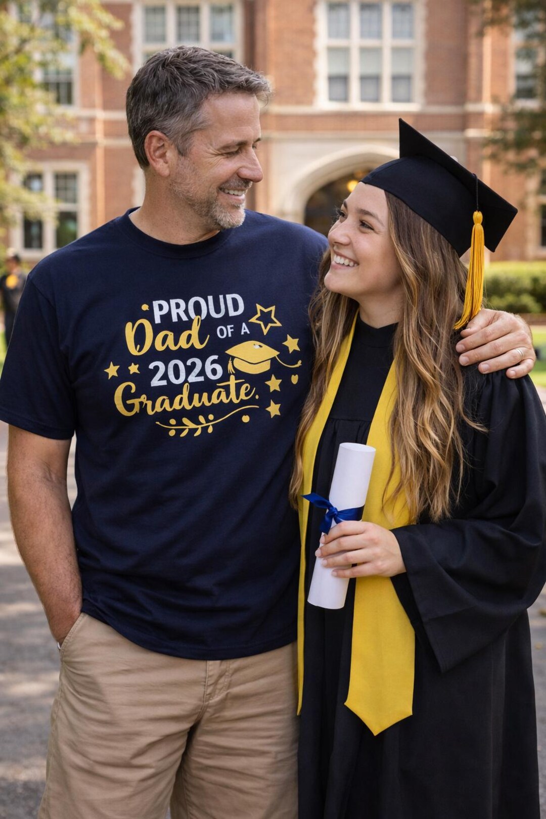 Proud Dad of a 2026 Graduate Shirt-graduation Gift for Dad. - Etsy