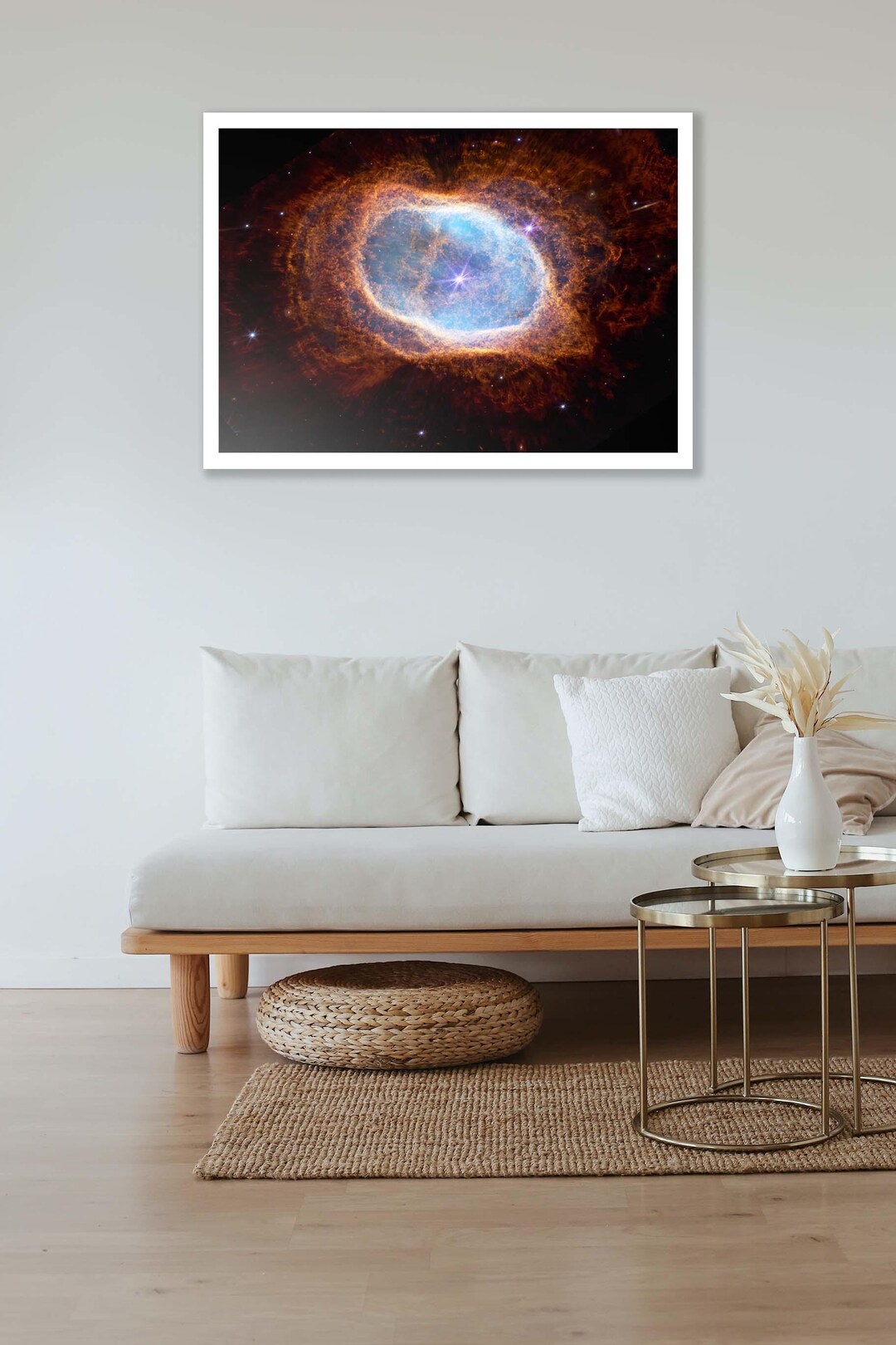 Nebula Wall Art, Space Canvas Print, Galaxy Wall Decor, Cosmic Art ...