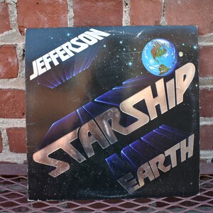 Jefferson Starship; Earth, Vintage 1978 vinyl Lp, classic rock vintage record