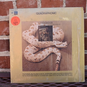 Sidewinder, un disco Quadraphinc, Vintage nosotros prensando vinilo Lp, clásico disco vintage