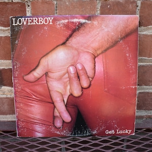 Loverboy; Get Lucky, Vintage us pressing vinyl Lp, classic rock vintage record