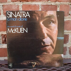 Frank Sinatra, A Man Alone, prensado vintage 1969, vinilo, disco Lp