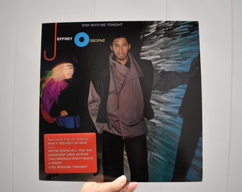 Jeffrey Osborne, Stay With Me Tonight, 1980's us pressing vinyl Lp, vintage record, 80's pop soul music
