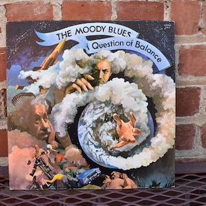 Moody Blues; Question of Balance, 1970 vintage lp record classic rock, 70&#39;s music
