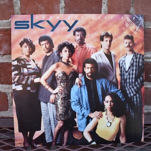 Skyy, From The Left Side, Promo Copy! 1986 us pressing vinyl Lp, vintage record, 80&#39;s Funk/Soul