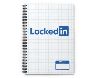 Notitieboek met opgesloten spiraal | Cadeau voor ontwikkelaars, briefpapier, programmeurs en techliefhebbers