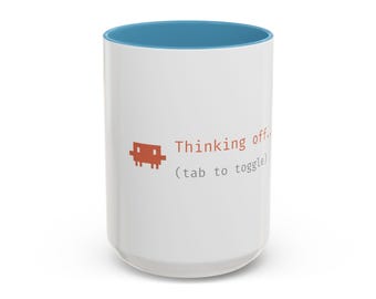 Claude AI Thinking Mug | Gift for Developers, Coders & Tech Enthusiasts