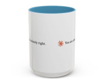 Claude AI Inspired Mug | Double Logo | Gift for Developers, Coders & Tech Enthusiasts