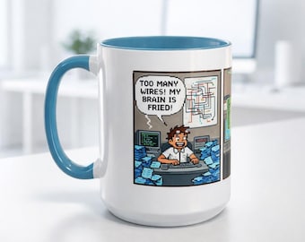 AI to the Rescue Mug | Gift for Developers, Coders & Tech Enthusiasts