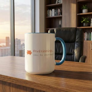 Claude AI Envisioning Mug | Gift for Developers, Coders & Tech Enthusiasts