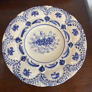Vintage Honks Martinez Pottery Plate | Hand-Painted Mexican Ceramic | Collectible Folk Art Decorative Dish