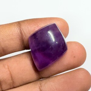 AAA Quality Amethyst Cabochon Gemstone, Semi Precious Gemstone, Loose Gemstone, For Jewelry Making. 33 ct, (26x21x6mm) image 6