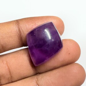 AAA Quality Amethyst Cabochon Gemstone, Semi Precious Gemstone, Loose Gemstone, For Jewelry Making. 33 ct, (26x21x6mm) image 8