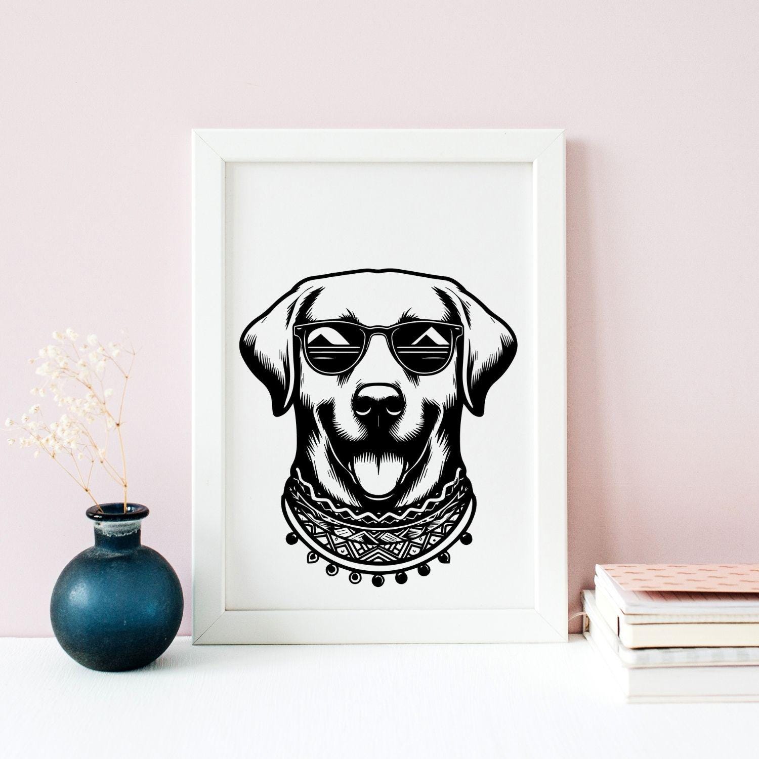 Labrador Retriever SVG PNG Bundle | 100+ Dog Silhouette Clipart - Etsy