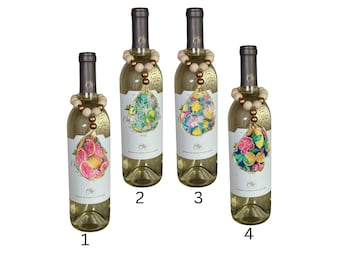 Oyster Shell Bottle Charm, Coastal Decor, Citrus