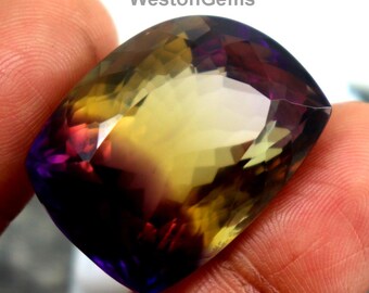 Amazing Color 60CT Rare Tourmaline Loose Gemstone Unheated Excellent Cut & Quality Faceted AAA Certified Tourmaline Gemstone 26.2x20mm Size