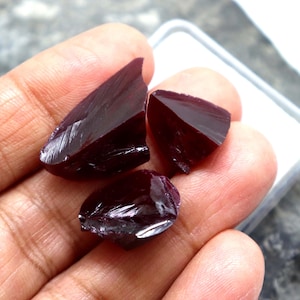 41.5 Carat Uncut Natural Raw Rough Red Ruby Gemstone Loose Rough Chunk Ruby Unheated Untreated Rough Certified Uncut Ruby Rock Gemstone